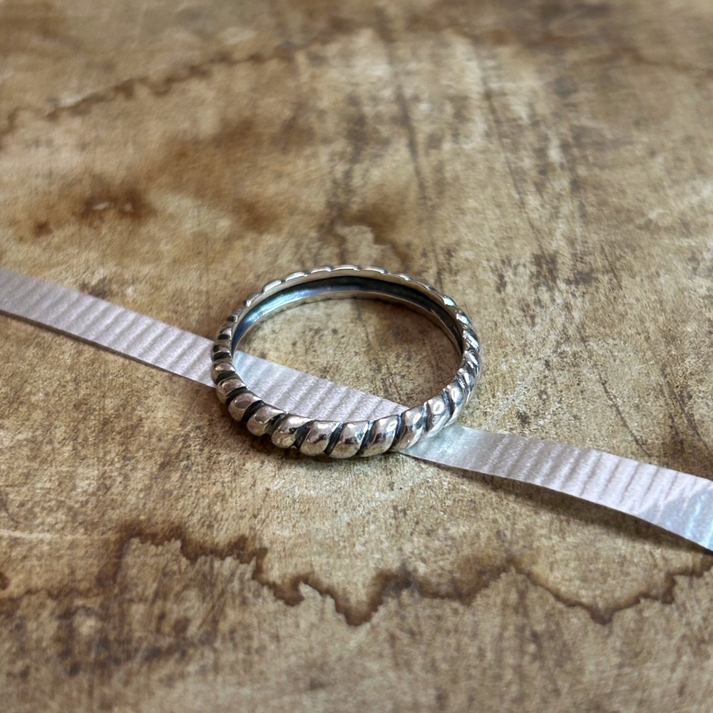 Silpada Rope Ring R2745 Size 7 - Picture 7 of 8
